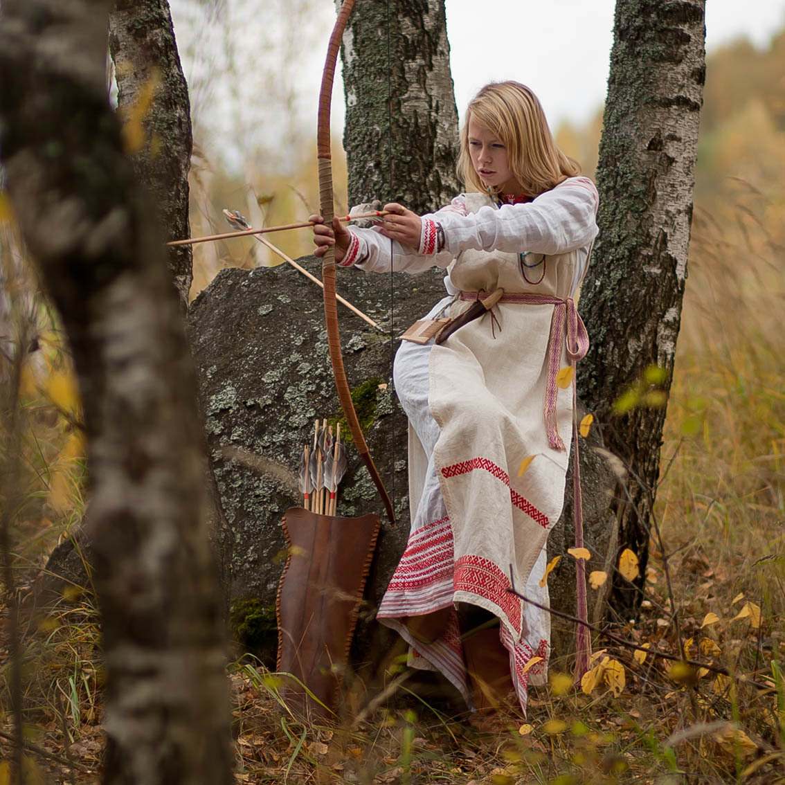 Sexy photo Girls in Slavic costumes in Trujillo